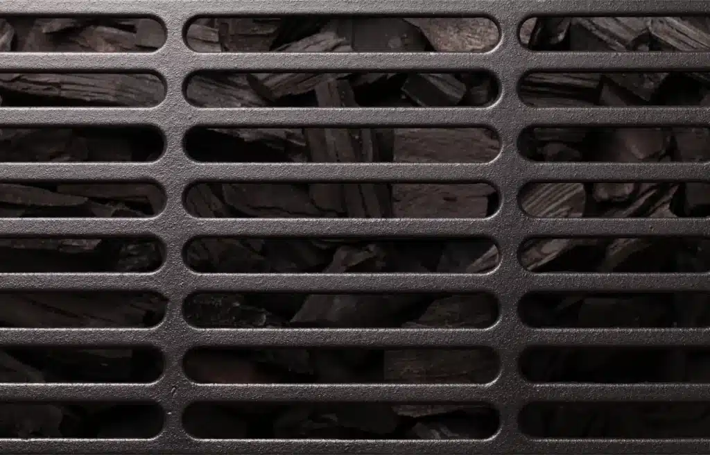 BBQ grill grates close-up