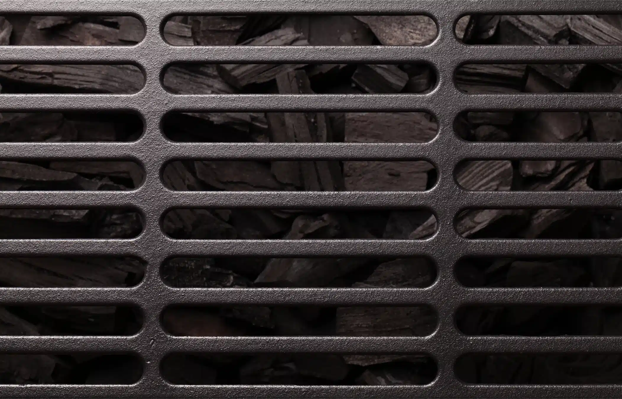 BBQ grill grates close-up